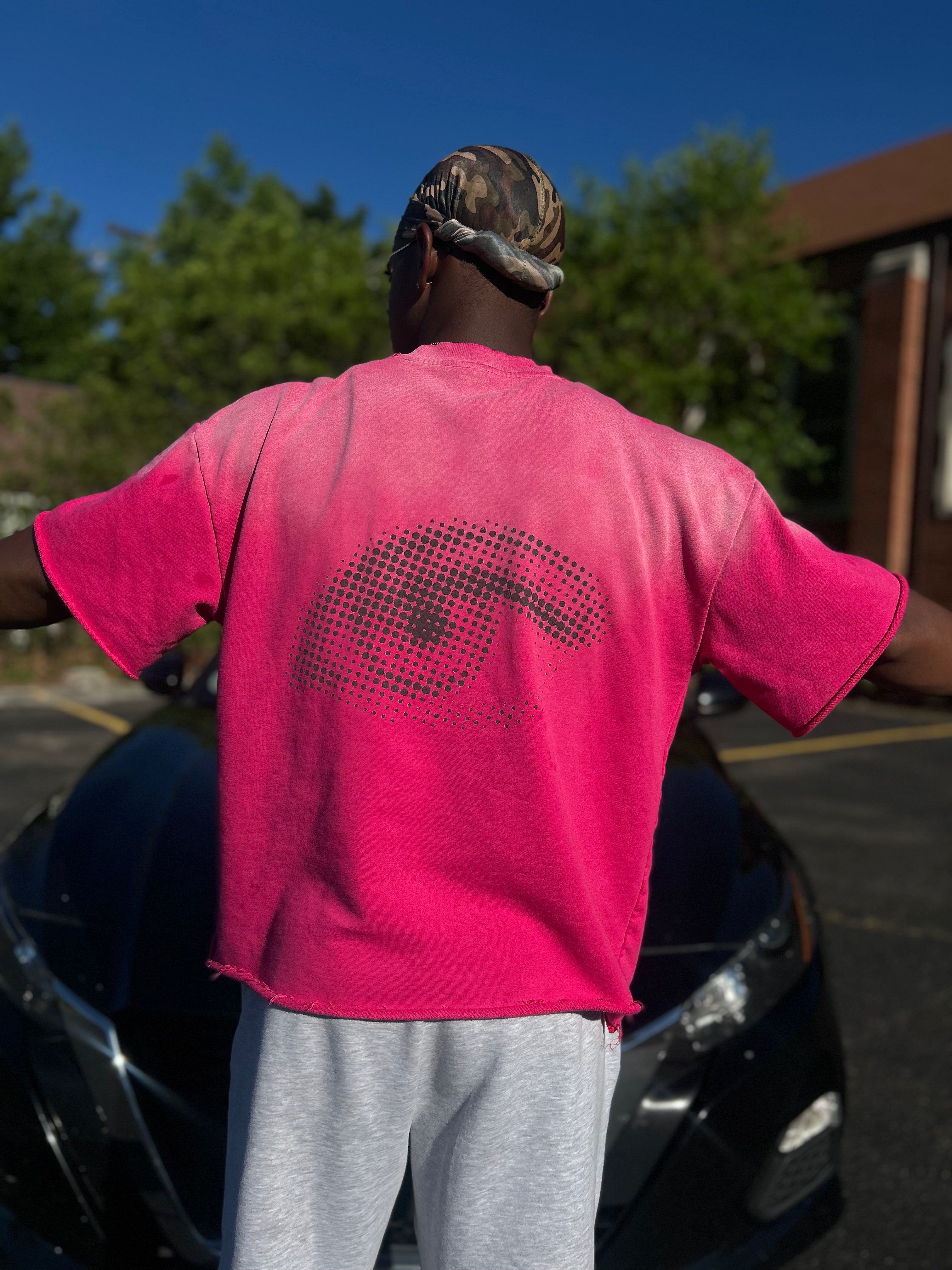 Pink Vintage washed T-shirt