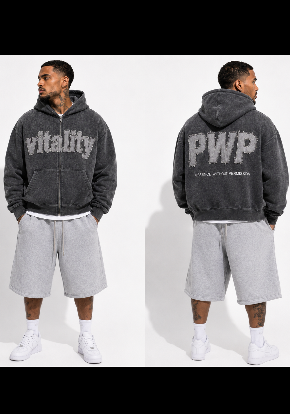 PWP ZIP-UP HOODIE